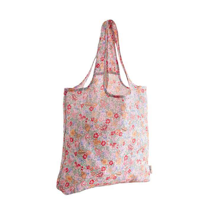 Foldaway Shopper Beautiful Waters Ditsy Pink
