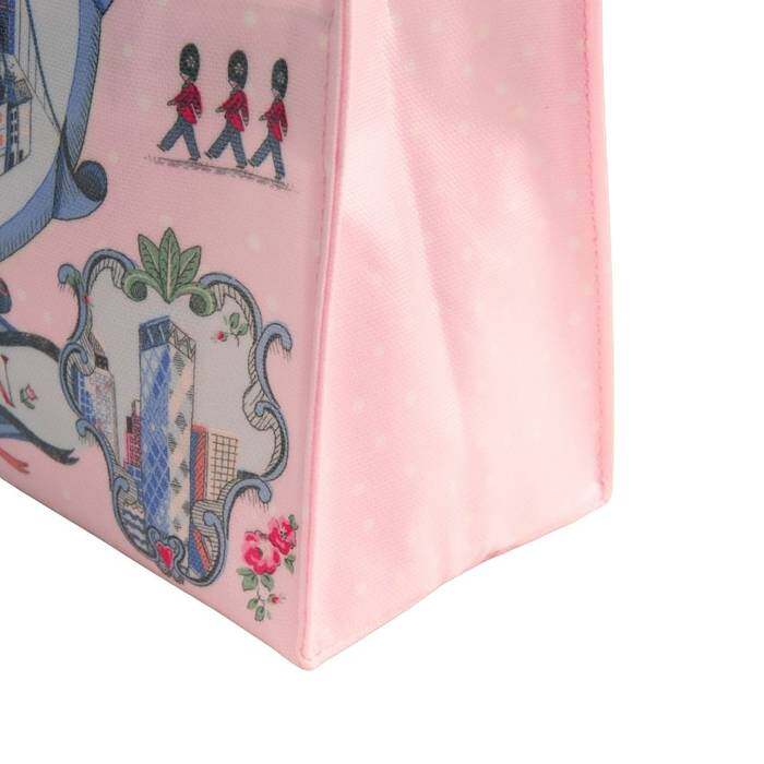 Female Small Bookbag London Town Pink 1