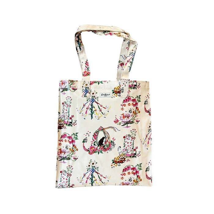 Large Bookbag Summer Parade Ecru