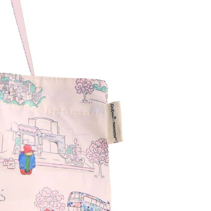 Female Foldaway Tote Paddington Around the World Ecru 1