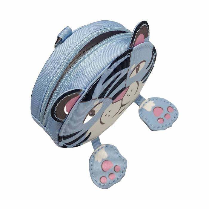 Kids Girl Tiger Purse Toys Alive Blue 1