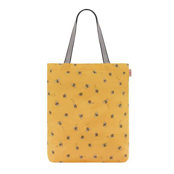 Small Foldaway Tote Bee Deep Yellow