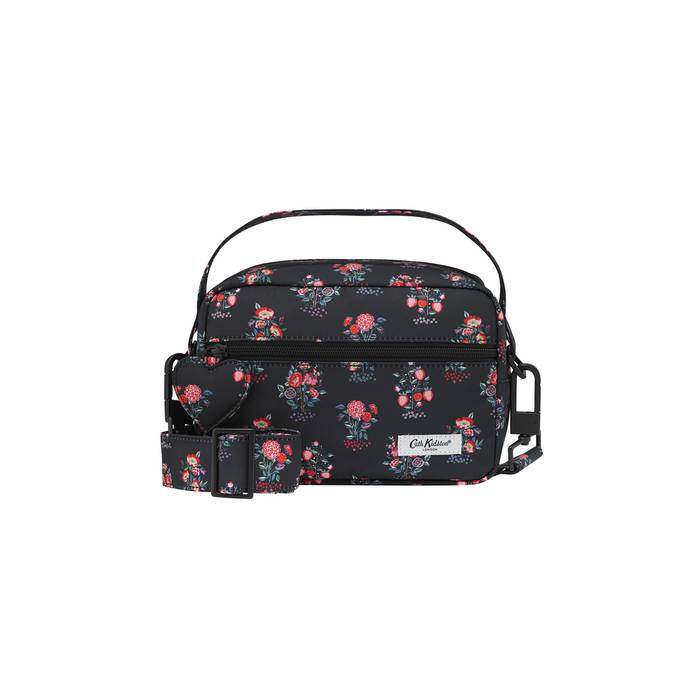 Recycled Rose Mini Cross Body Kingdom Posey Black