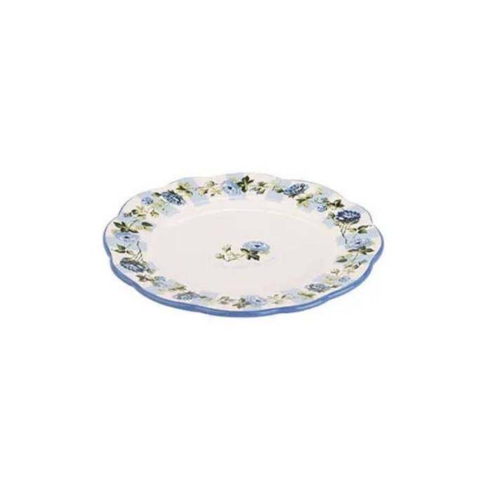 Scallop Plate (18 cm) Climbing Rose Multi-color 1