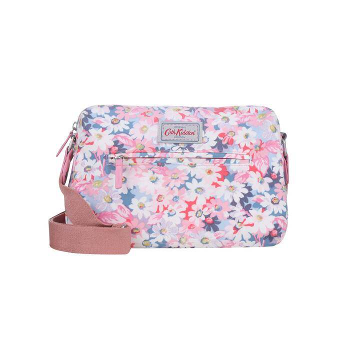 Double Zip Bag Mini Painted Daisy Ivory
