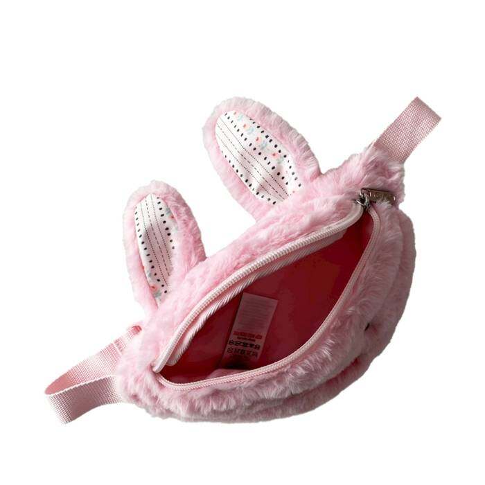 Kids Girl Belt Bag Bunny Friends Pink 1