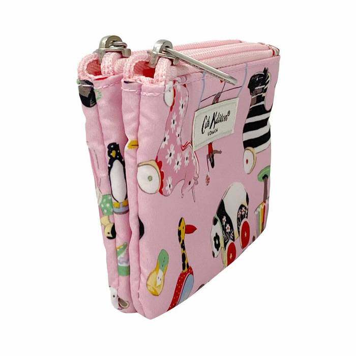 Female Double Zip Purse Toys Alive Pink 1