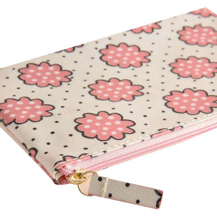 Female Zip Purse Posey spot Ecru 1