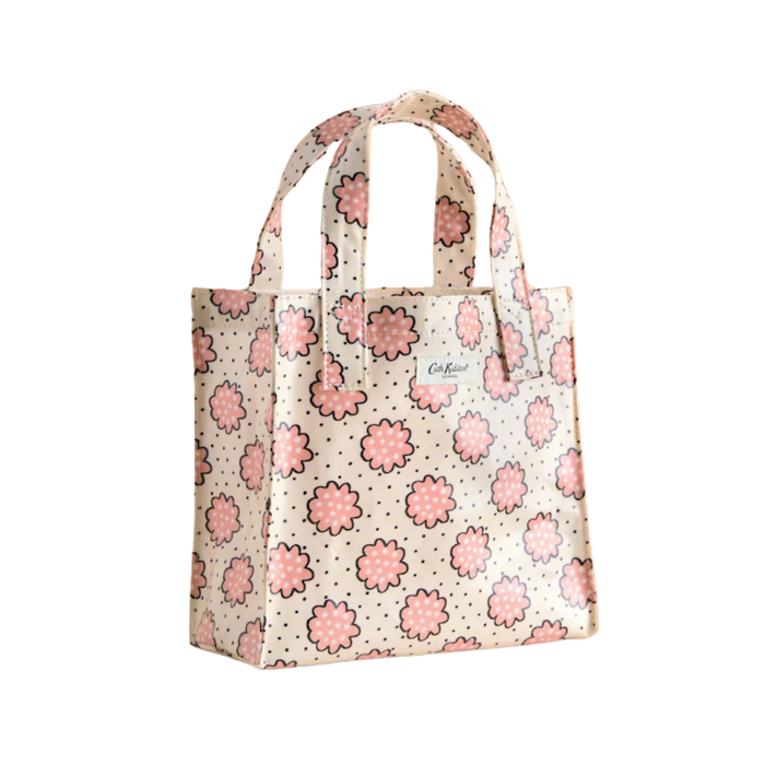 Female Small Bookbag Posey spot Ecru