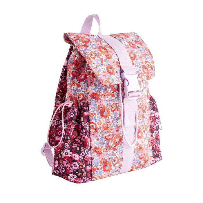 Female Large Adventure Backpack Archive Ditsy Pink/Blue