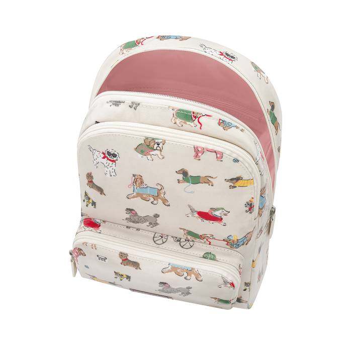 Small Backpack Small Park Dogs Warm Cream 1