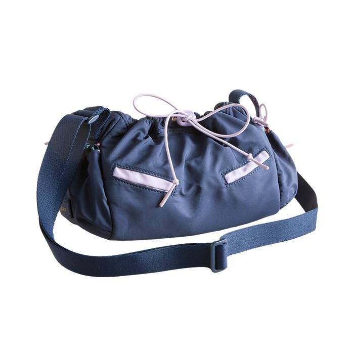 Female Femme Utility Crossbody Marble Ditsy Navy