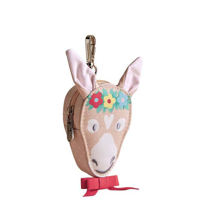 Kids Girl Purse Seaside Donkeys Pink