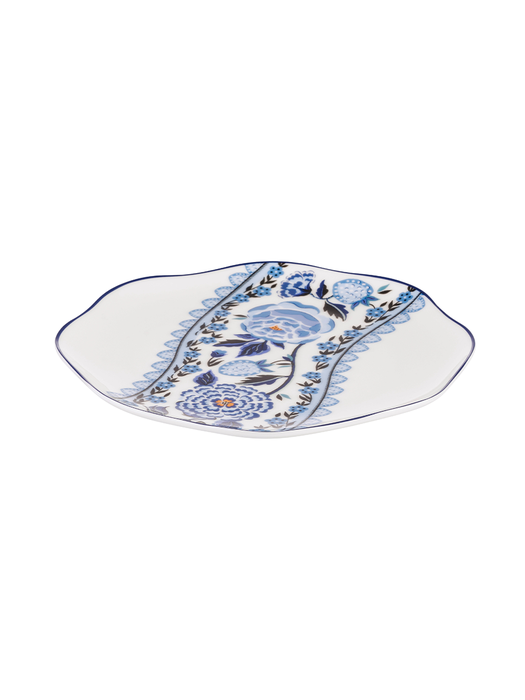 Strawberry Garden Strawberry Garden Blue New Bone China Side Plate Blue 1