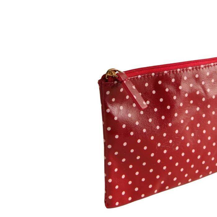 Female Zip Purse Spot Red 1