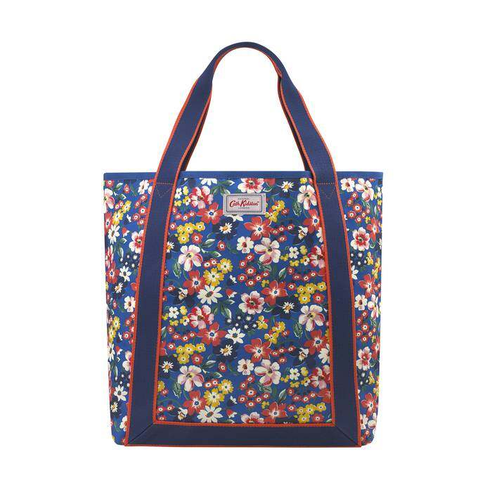 Webbing Tote Portland Flowers Blue