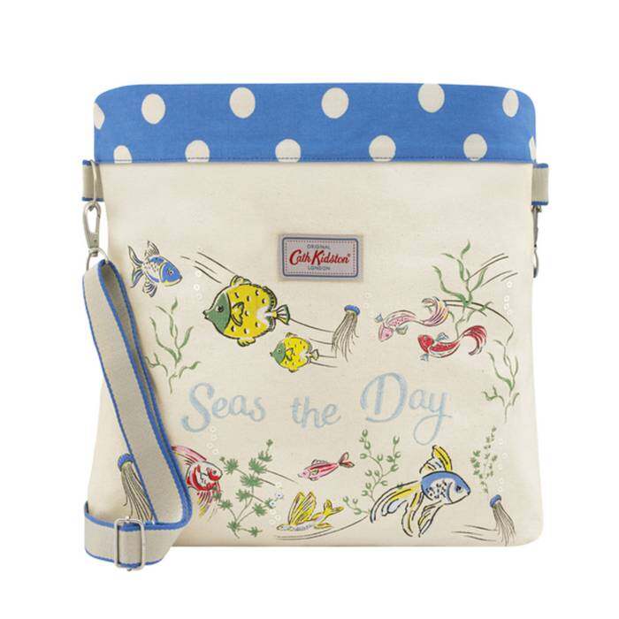 Reversible Folded Messenger Bag