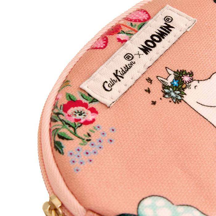 Female Oval Coin Purse Moomin Bunches Orange 1