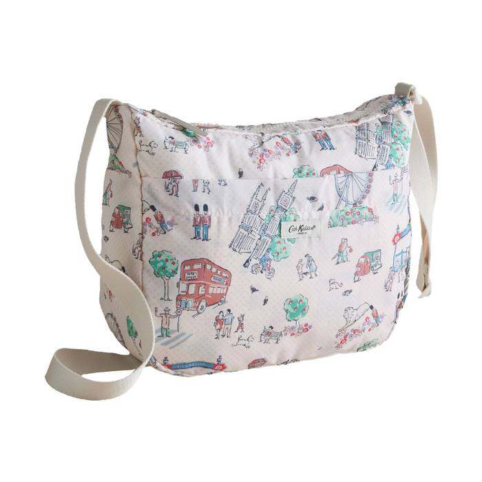 Female Foldaway Crossbody Lovely London Ecru