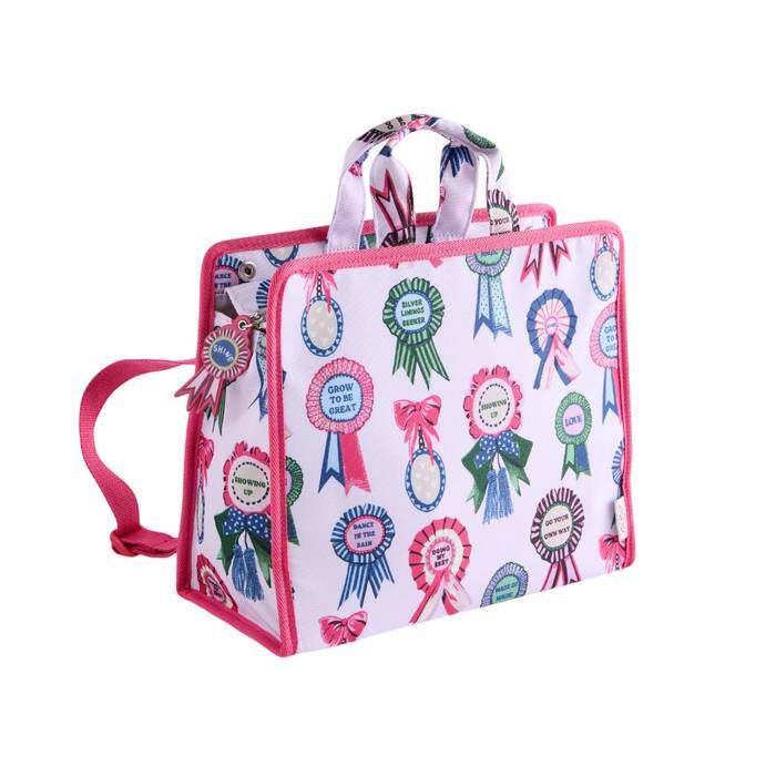 Kids Girl 2 in 1 Backpack Rosette Lilac Purple