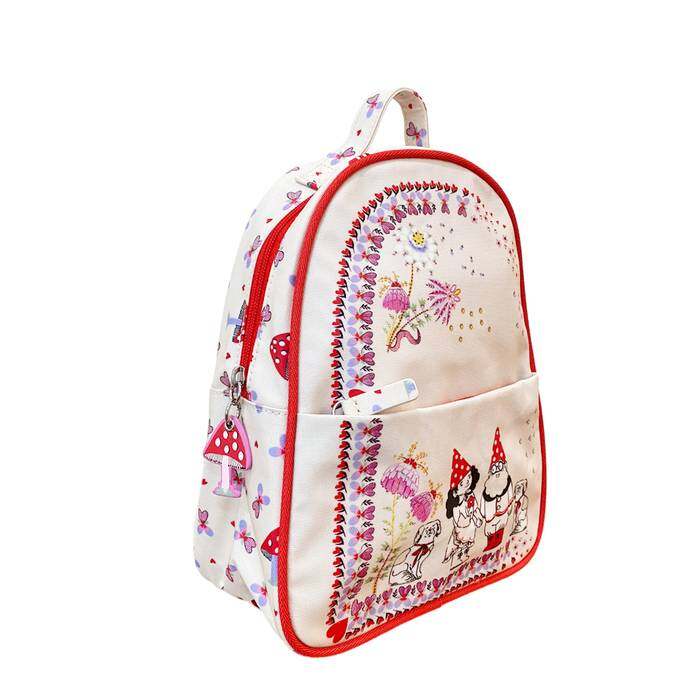 Kids Girl Round Backpack A Stitch In Time Ecru