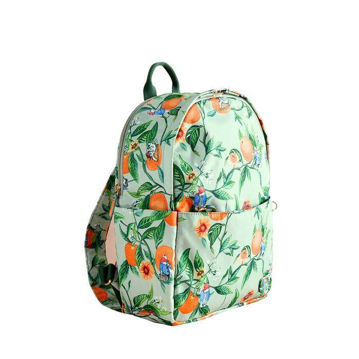 Female Compact Backpack Paddington Oranges Green