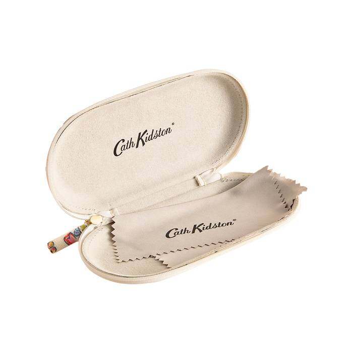 Female Glasses Case Marble Ditsy Ecru 1