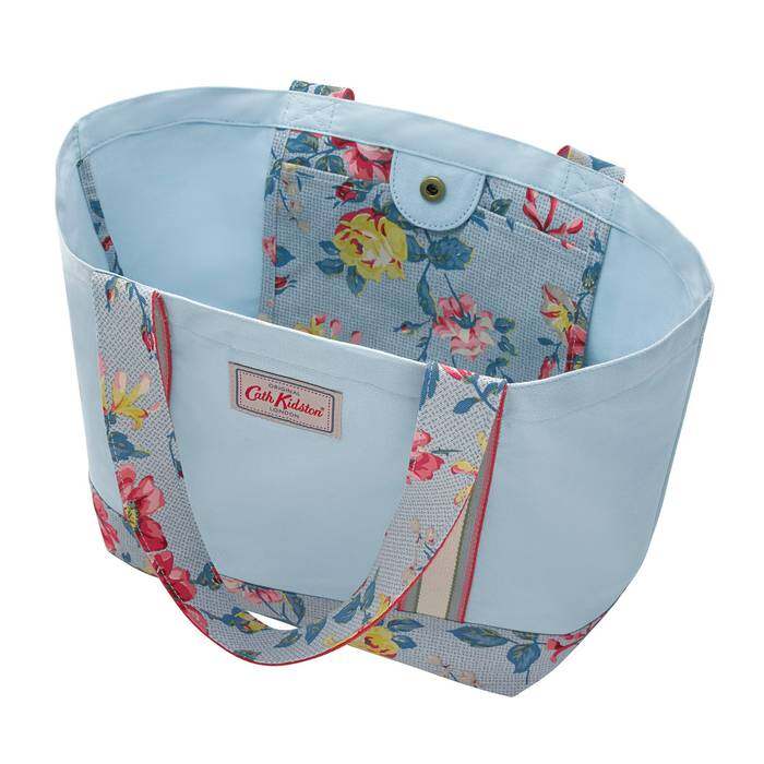 Colour Block Tote Pembroke Rose Chalk Blue 1