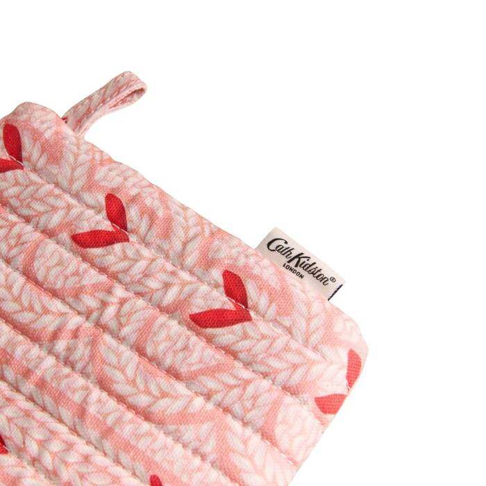 Female Quilt Pouch Knit Print Pink 1