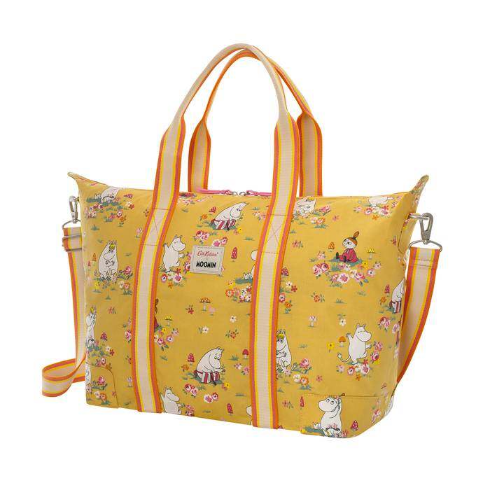 Foldaway Overnight Bag Moomins Mushroom Scenic Yellow 1