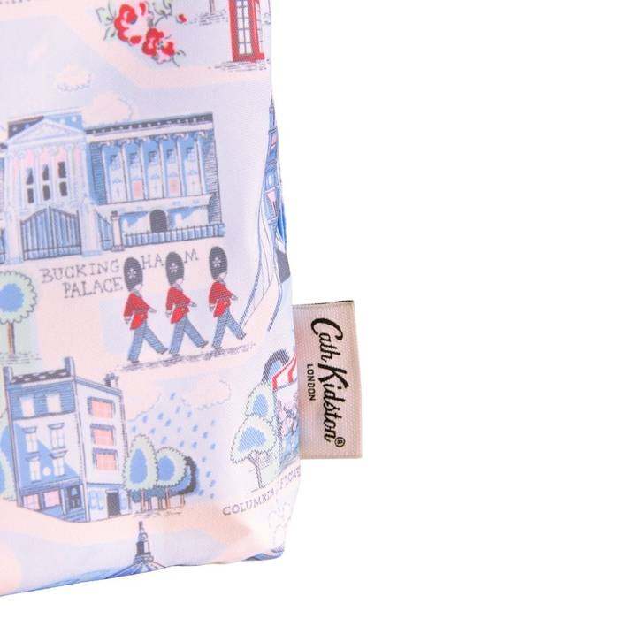 Female Mini Foldaway Shopper London Town Blue 1