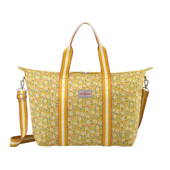 Foldaway Overnight Bag Pembridge Ditsy Yellow