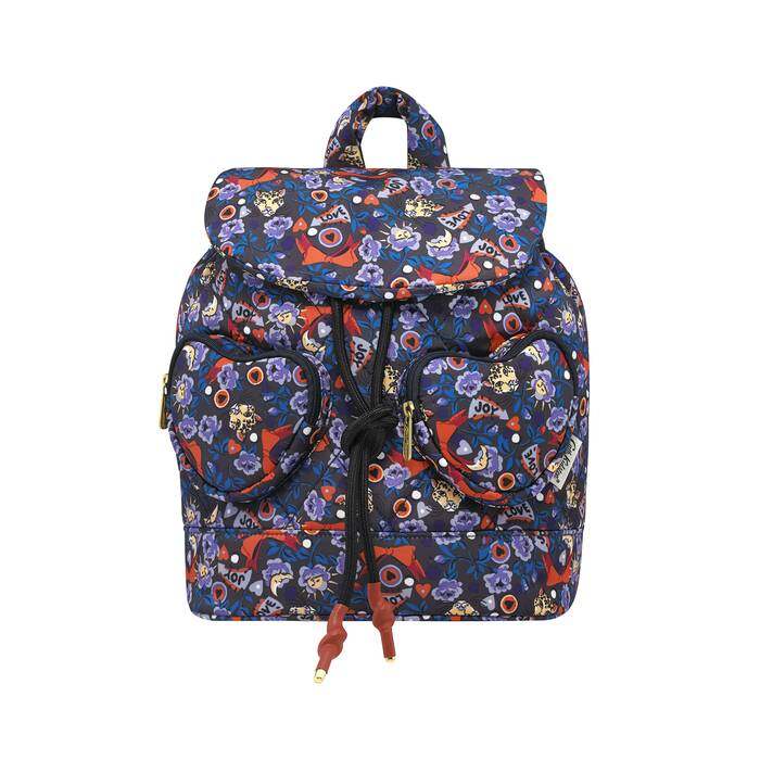 Pinball Ditsy Recycled Rose Mini Backpack Purple