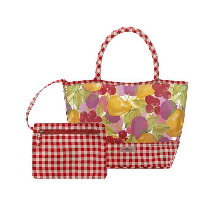 Painted Fruit PVC Tote