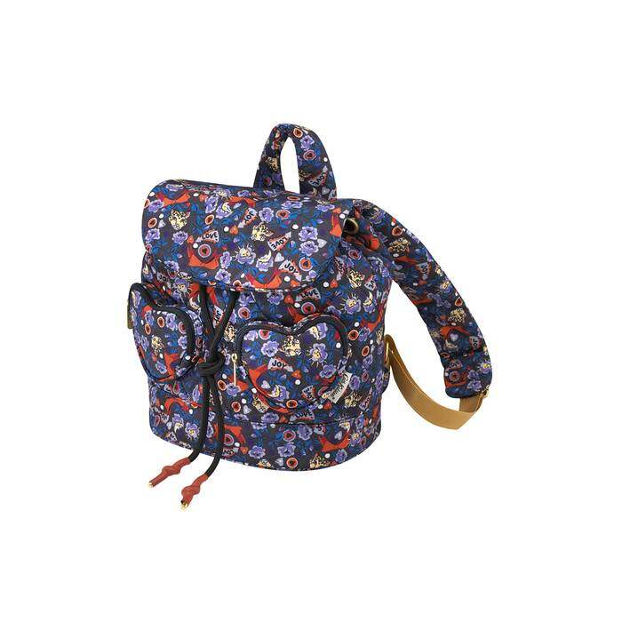 Pinball Ditsy Recycled Rose Mini Backpack Purple 1
