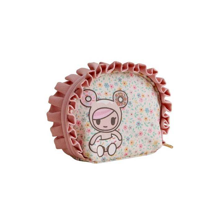 Female Half Moon Coin Purse Tokiedoki Ditsy Cream