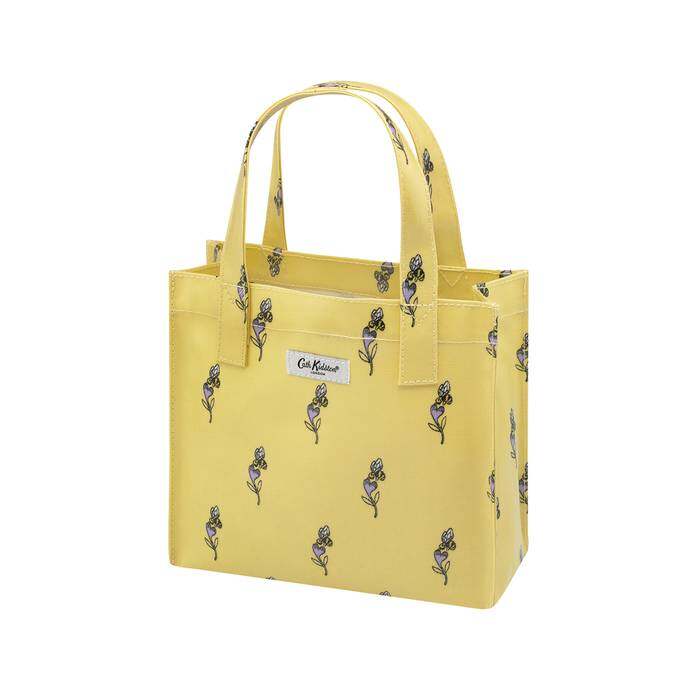 Small Bookbag Bee & Heart Yellow 1