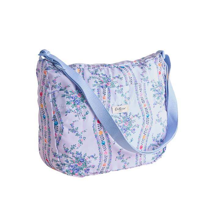 Female Foldaway Crossbody Archive Marble Purple