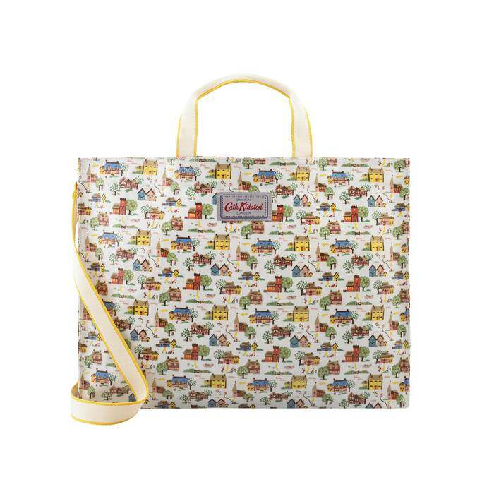 Strappy Carryall Home Sweet Home Cream