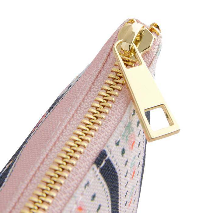 Female Round Pouch Swan Black 1