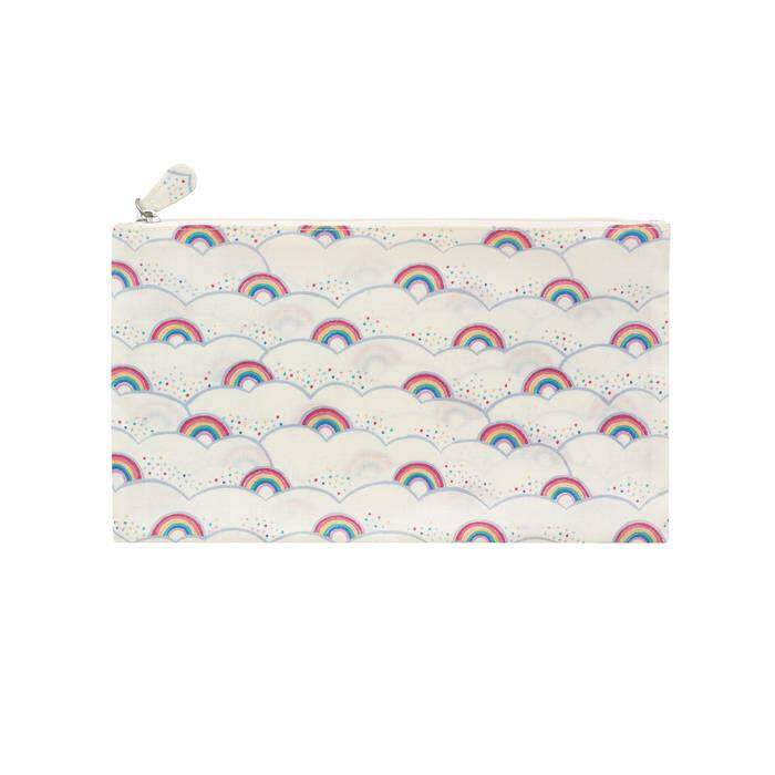 Shopper bag Foldaway Little Rainbows Warm Cream 1