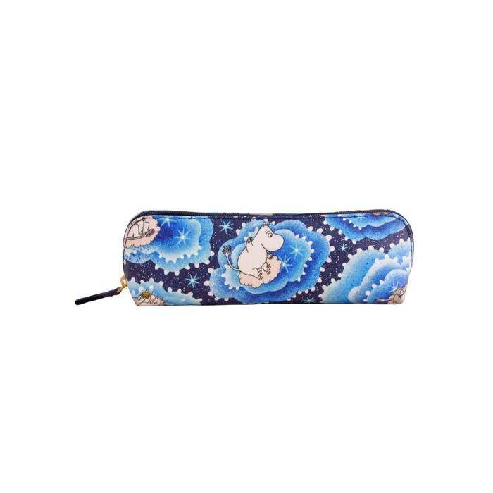 Female Pencil Case Moomin Clouds Blue