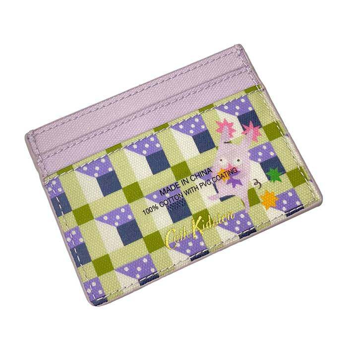 Female Card holder Cath Check Green 1