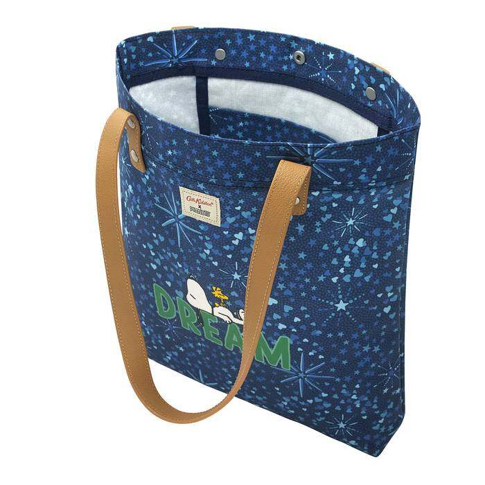 Snoopy Small Simple Shopper with Leather Handle