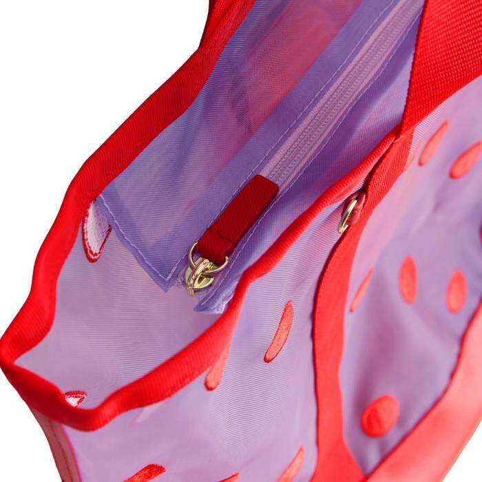 Female Beach Bag Red Spot Red 1