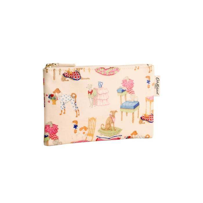 Female Zip Purse Hackney Dogs Pink