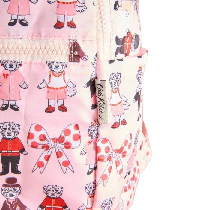Female Foldaway Backpack London Dogs Pink 1