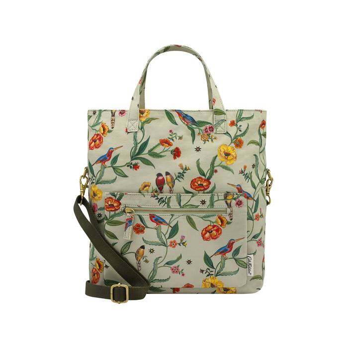 Reversible Cross Body Summer Birds Green