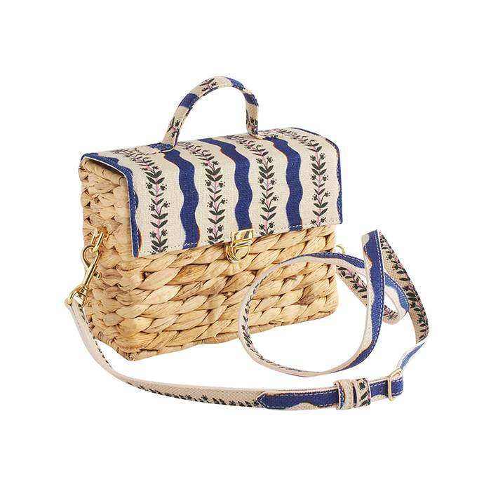 Box Crossbody Dreamers Floral Stripe Monochrome