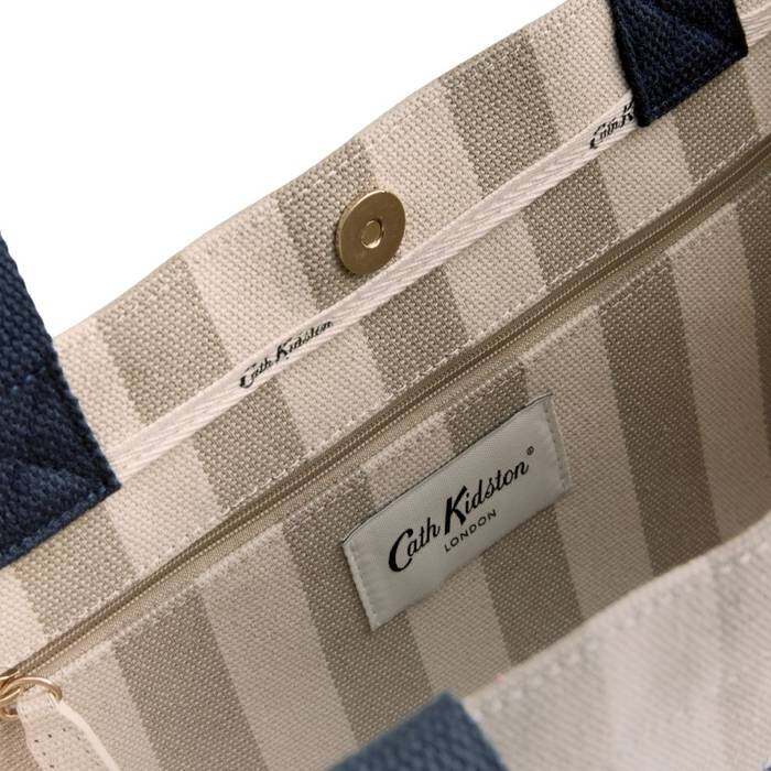Female Shoulder Tote Cath Stripe Blue 1
